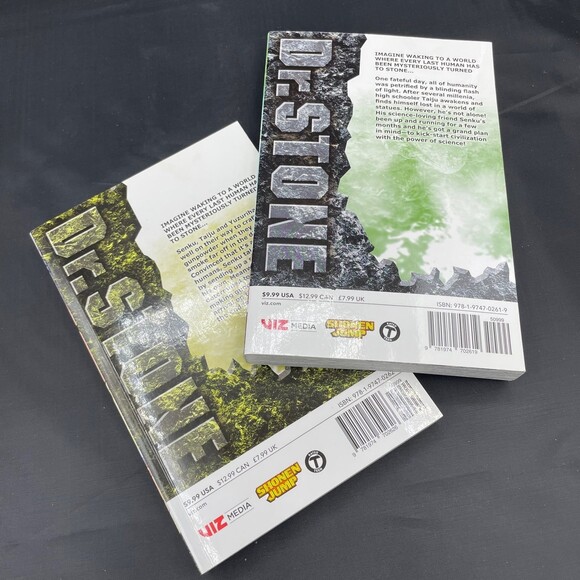 Manga Dr. Stone Books by Boichi & Riichiro Inagaki Vol. 1 & 2 Like NEW* - Picture 3 of 8